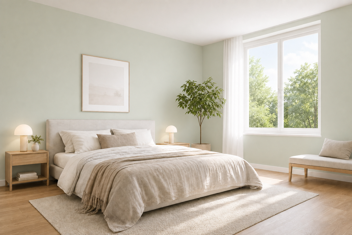StoColor Climasan – Farbton-Beispiel im Raum