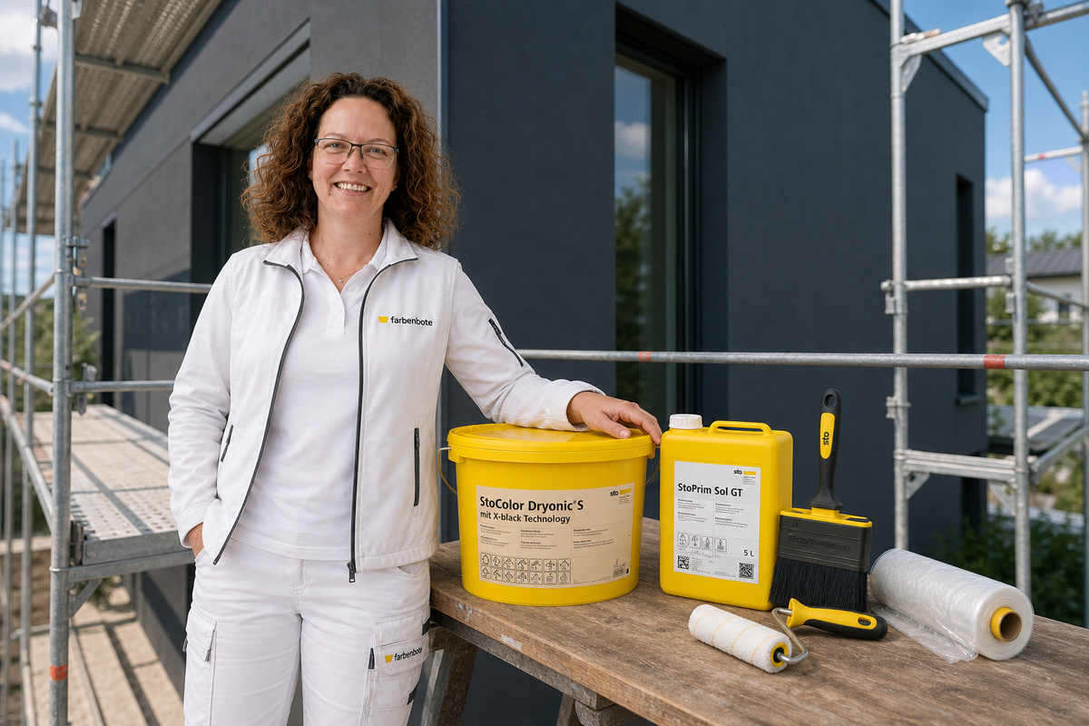 StoColor Dryonic S mit X-black – Komplett-Set mit Zubehör