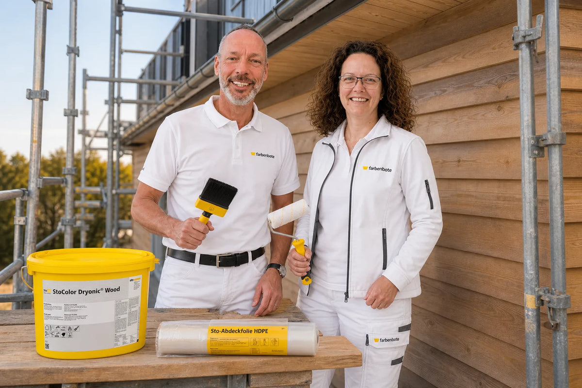 StoColor Dryonic Wood mit passendem Zubehör-Set – farbenbote