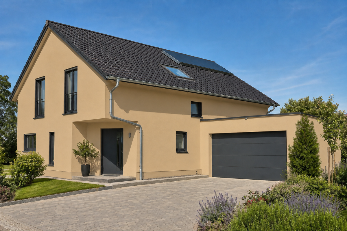 StoColor Fibrasil – Farbton-Beispiel im Raum