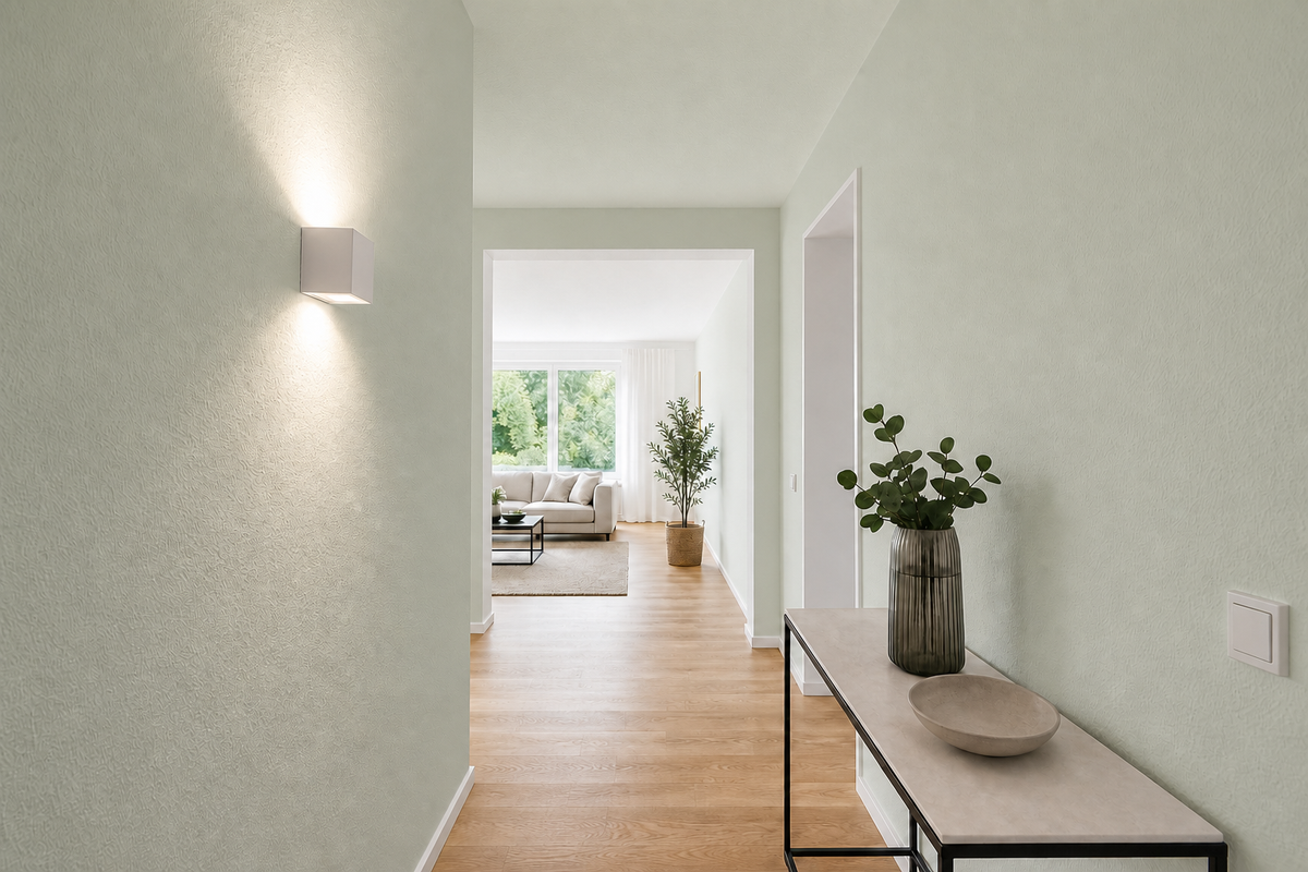 StoColor Opticryl Matt – Farbton-Beispiel im Raum