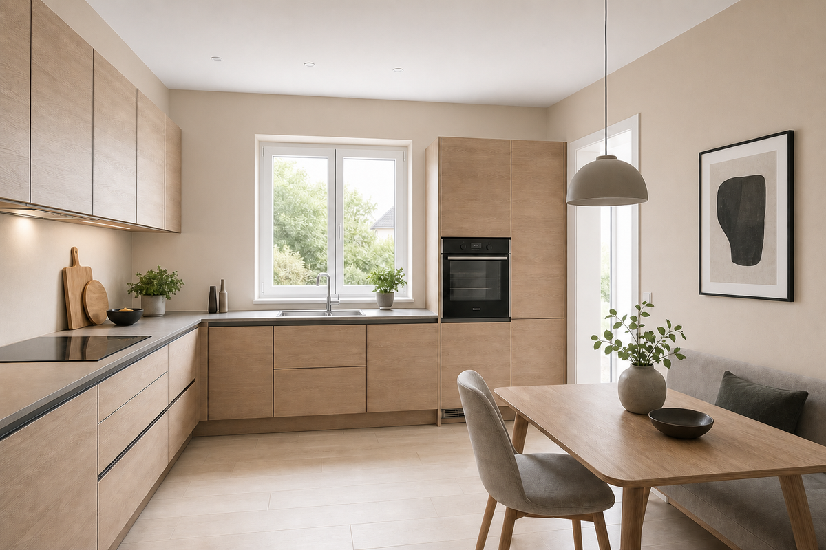 StoColor PuraClean – Farbton-Beispiel im Raum