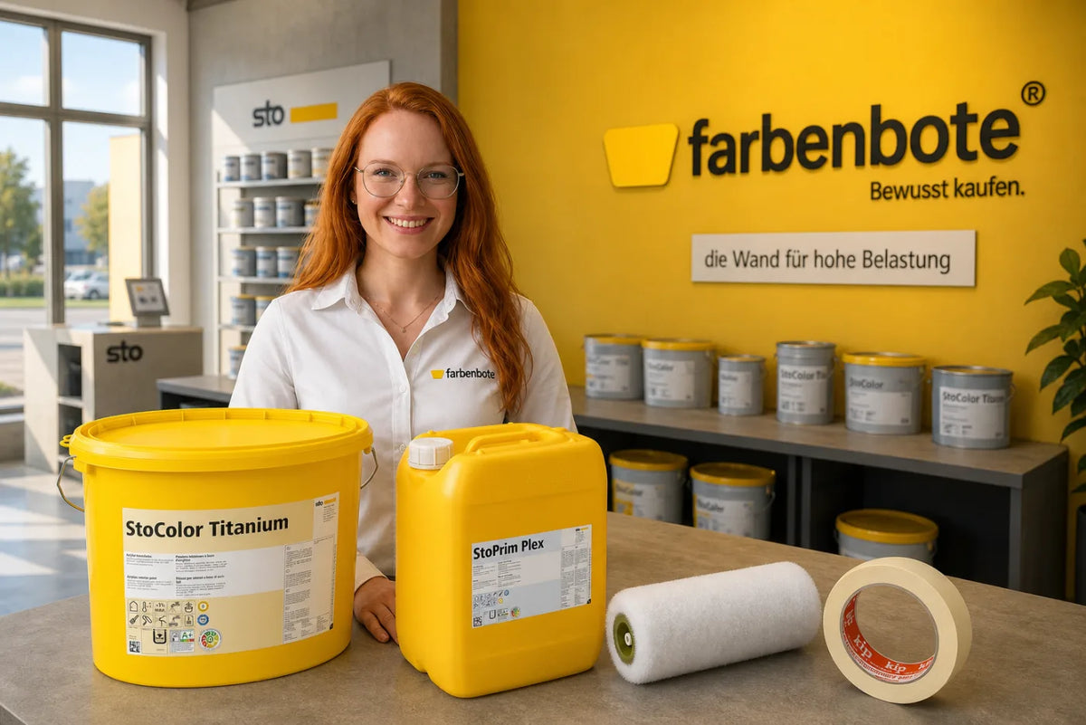 StoColor Titanium mit passendem Zubehör-Set – farbenbote