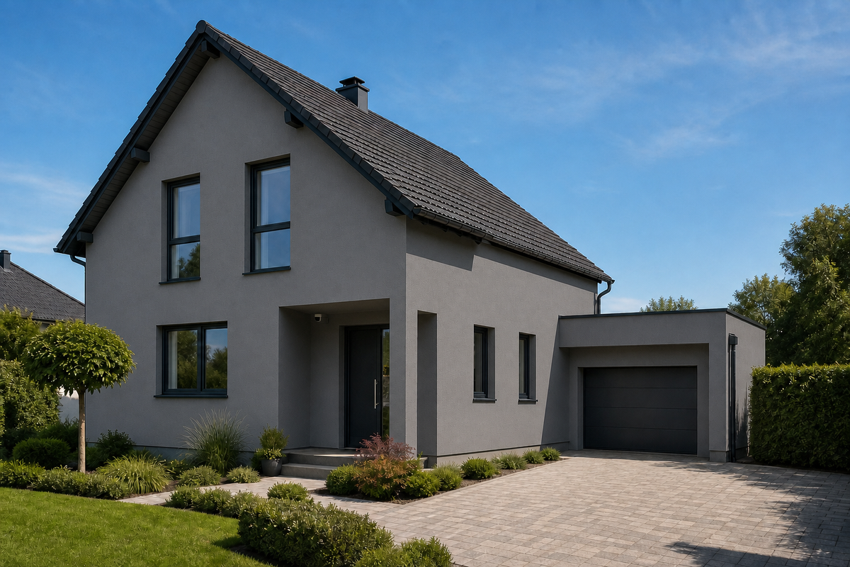 StoNivellit – Farbton-Beispiel im Raum