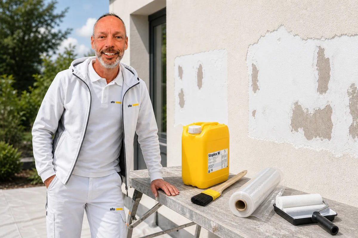 Stoplex W mit passendem Zubehör-Set – farbenbote