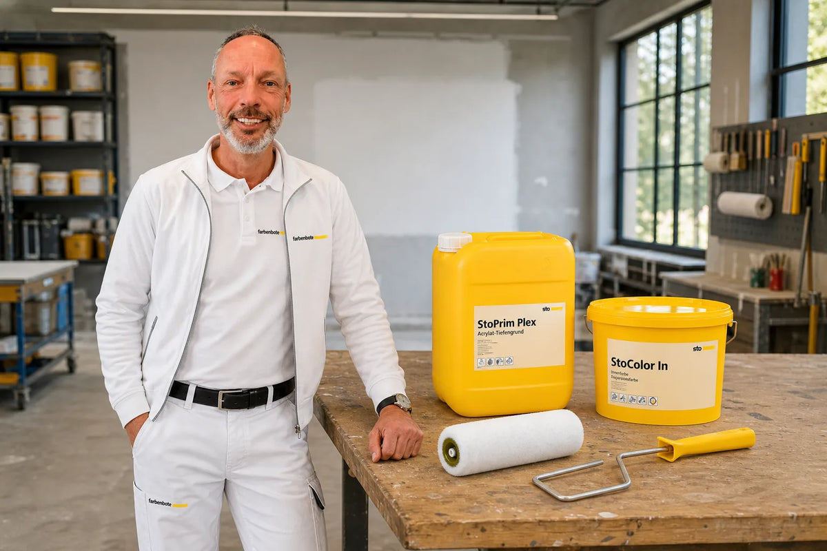StoPrim Plex mit passendem Zubehör-Set – farbenbote