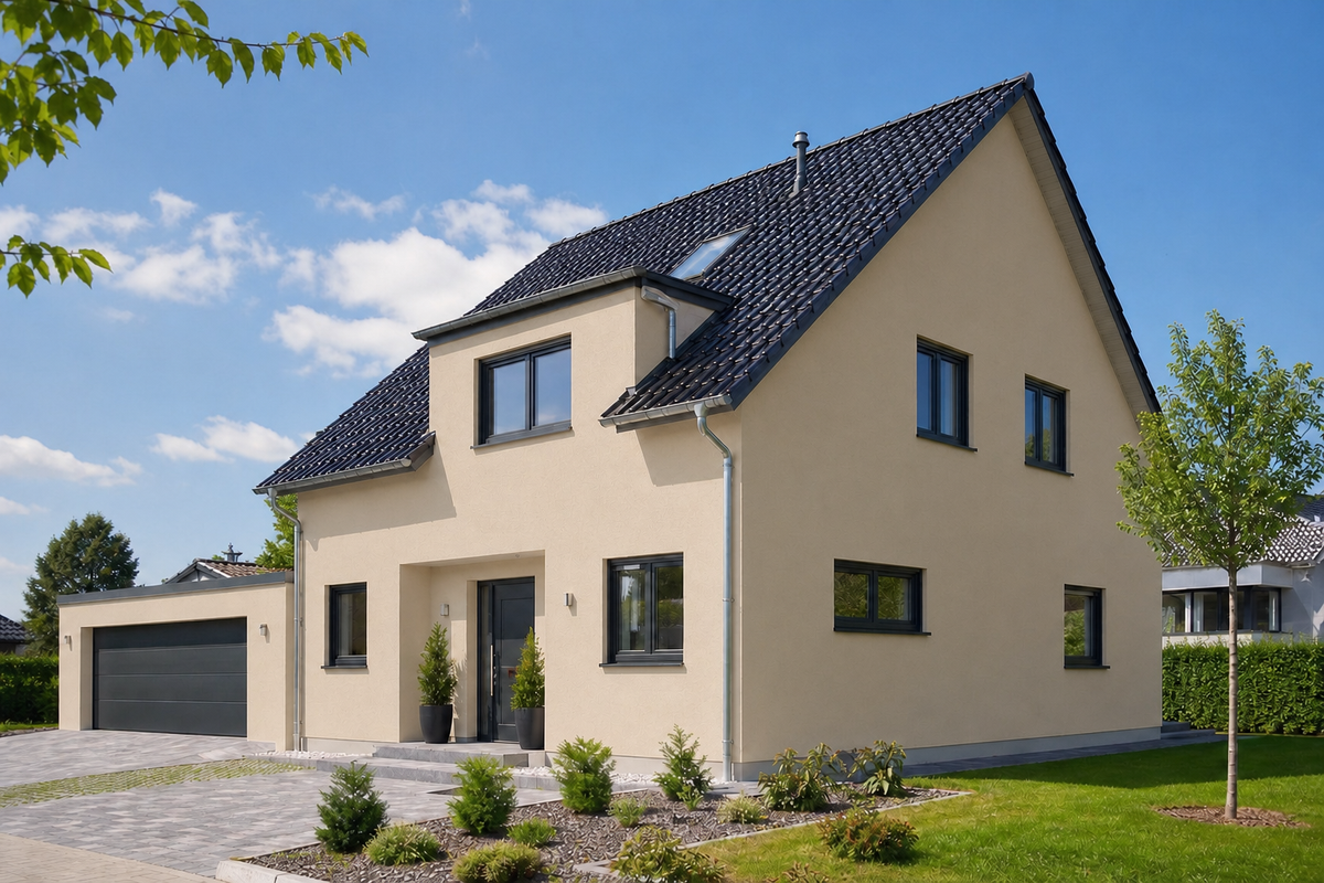 StoSilco MP – Farbton-Beispiel im Raum