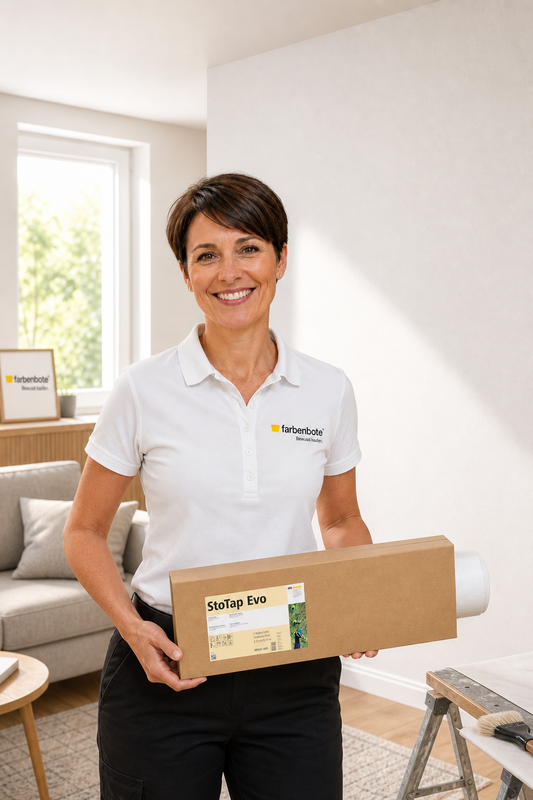 StoTap Evo – Beratung & Produkt im Farbenbote-Showroom
