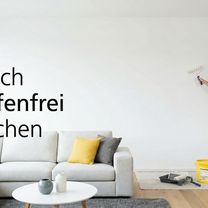 Streifenfrei streichen: Die 3-Schritte-Anleitung für glatte Wände