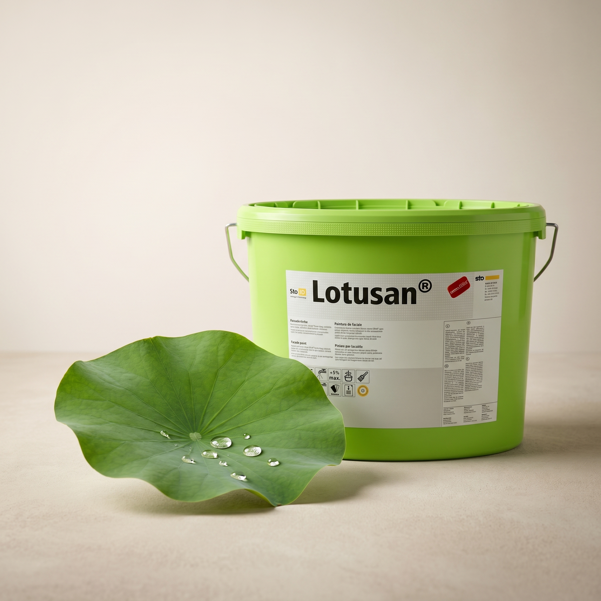 Sto Lotusan – Hightech-Fassadenfarbe nach dem Vorbild des Lotusblatts