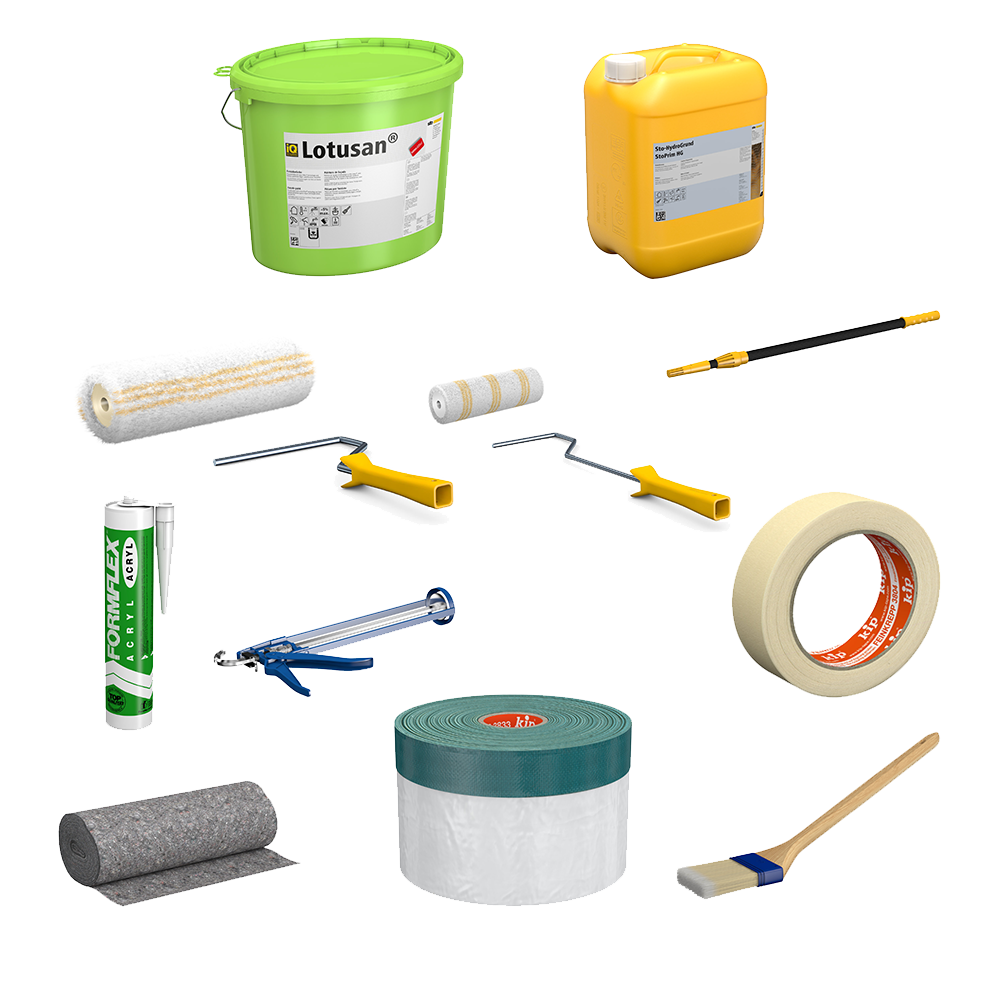 Top Fassadenpaket Lotusan inkl. Zubehör von Sto – Produktbild | kaufen bei Farbenbote.de