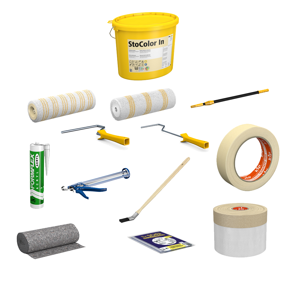 Top Wandpaket StoColor In inkl. Zubehör – Produktbild | kaufen bei Farbenbote.de