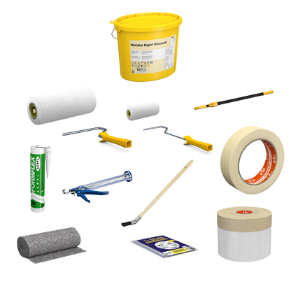 Top Wandpaket StoColor Rapid Ultramatt inkl. Zubehör – Produktbild | kaufen bei Farbenbote.de