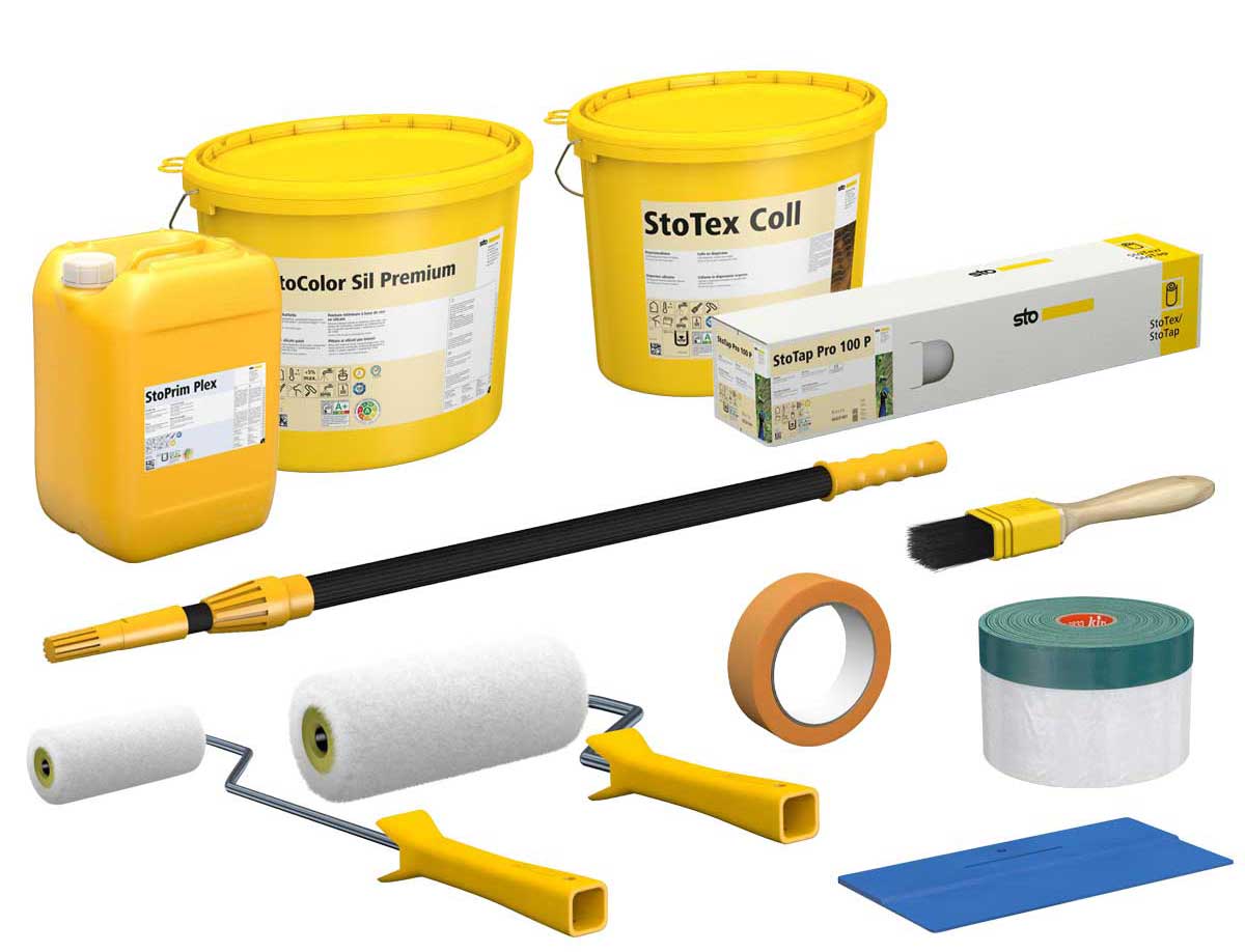All Inklusive Wandpaket mit StoColor Sil Premium – Produktbild | kaufen bei Farbenbote.de