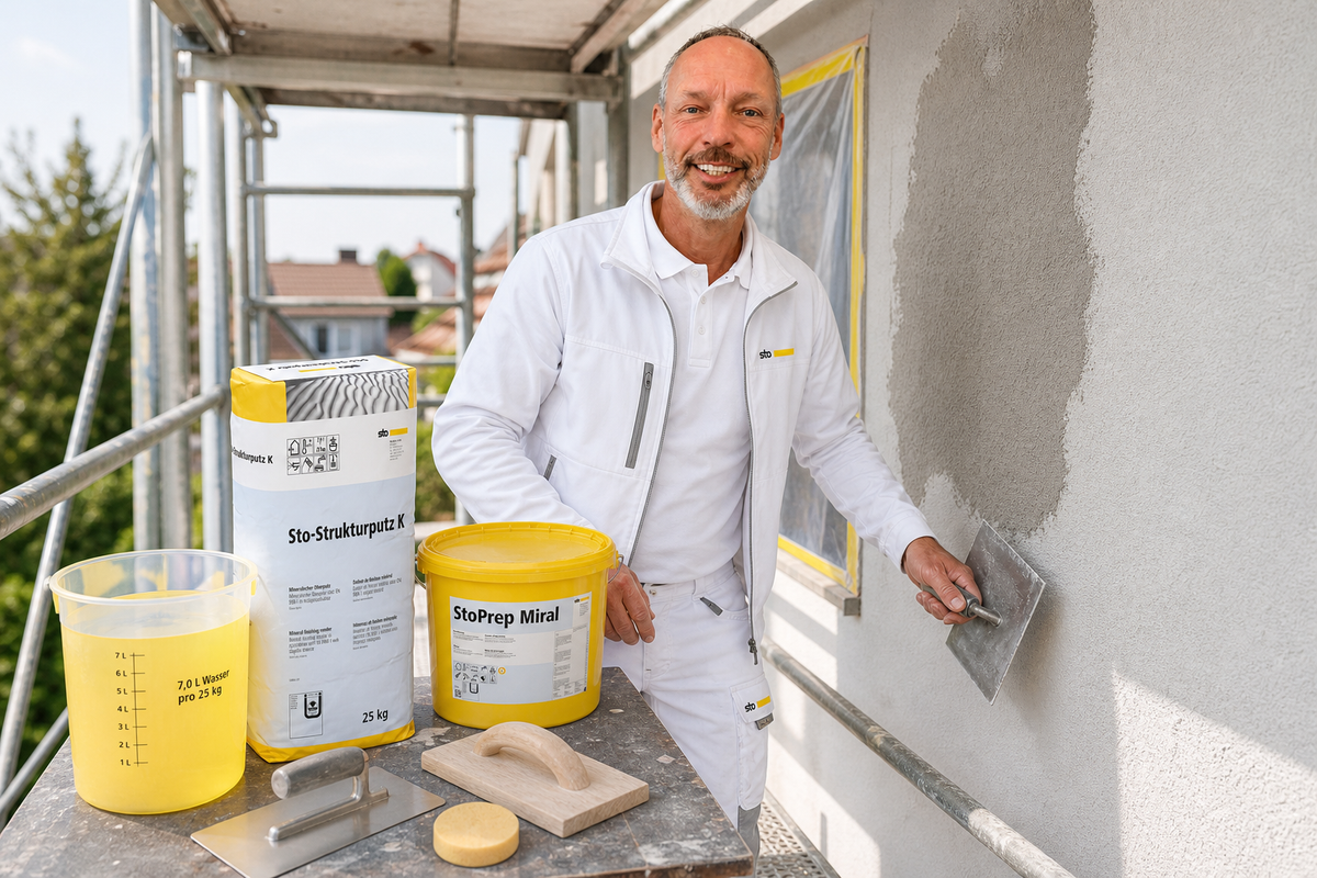 Sto-Strukturputz K – Komplett-Set mit Zubehör