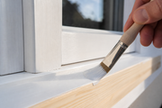 StoAqua Ventilack Satin – Detail / Verarbeitung