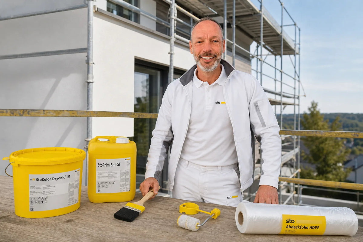 StoColor Dryonic M mit passendem Zubehör-Set – farbenbote
