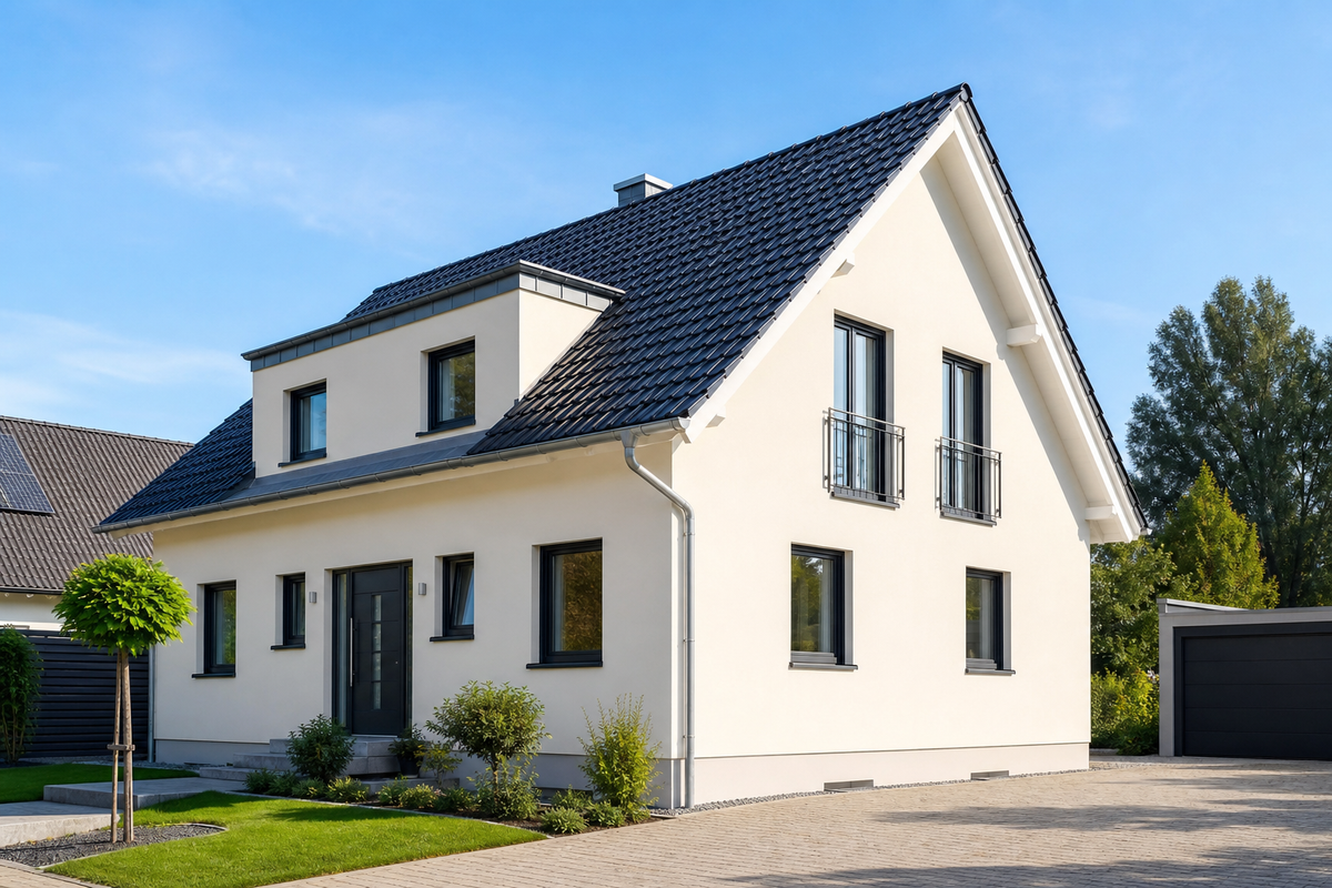 StoColor Dryonic S mit X-black – Farbton-Beispiel im Raum