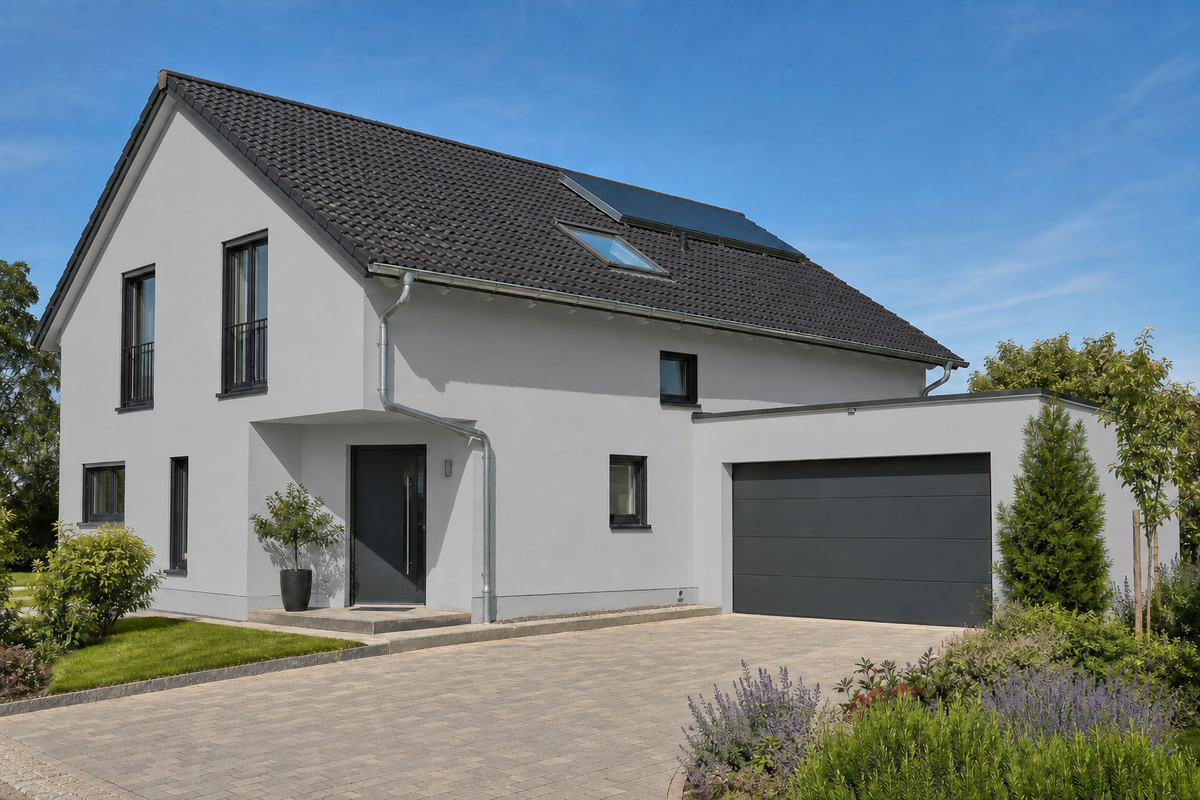 StoColor Fibrasil – Farbton-Beispiel im Raum