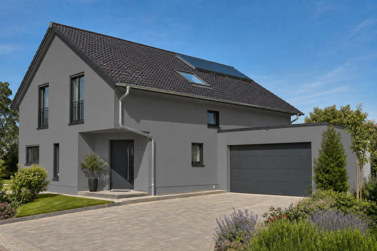 StoColor Fibrasil – Farbton-Beispiel im Raum