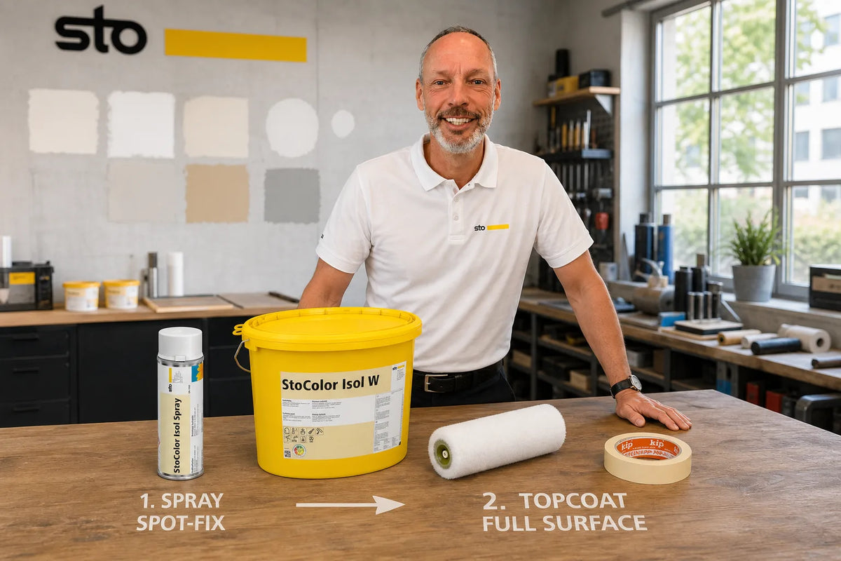 StoColor Isol Spray mit passendem Zubehör-Set – farbenbote