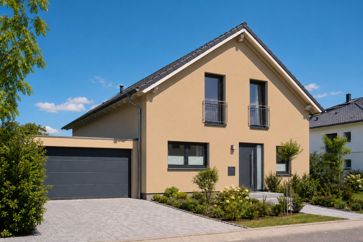 StoColor Lastic – Farbton-Beispiel im Raum
