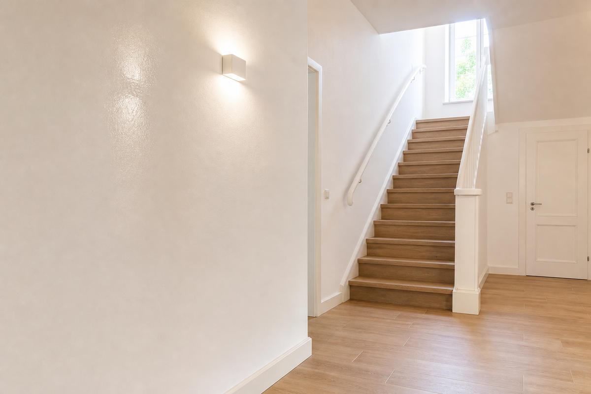 StoColor Opticryl Gloss – Farbton-Beispiel im Raum