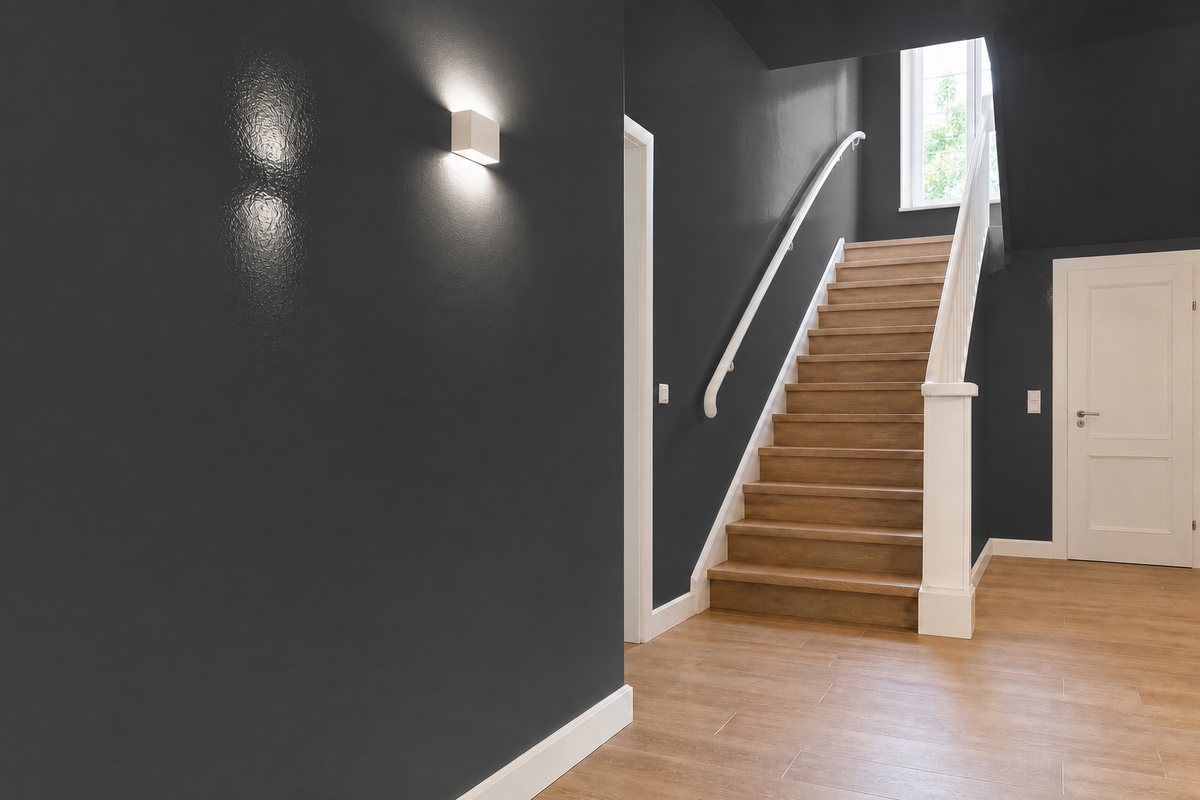 StoColor Opticryl Gloss – Farbton-Beispiel im Raum