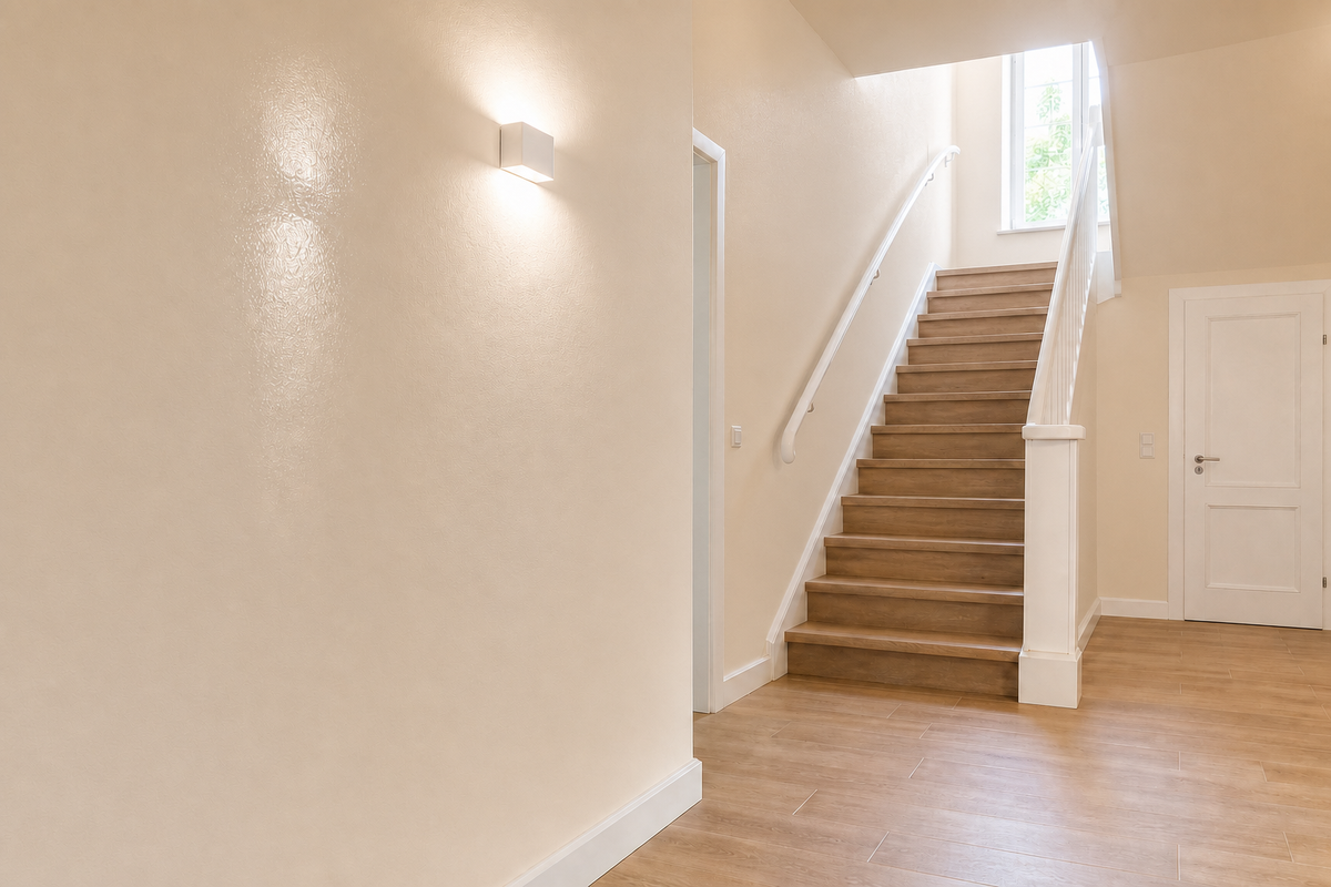 StoColor Opticryl Gloss – Farbton-Beispiel im Raum