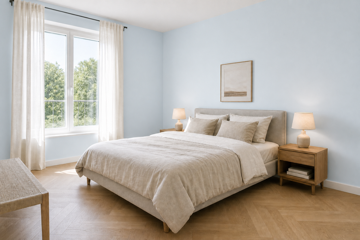 StoColor Premiummatt KF – Farbton-Beispiel im Raum
