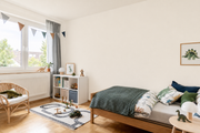 StoColor Saphir KF – Farbton-Beispiel im Raum