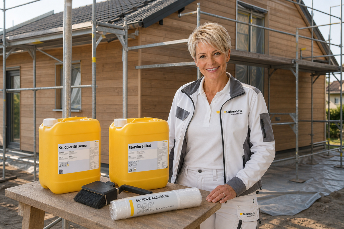 StoColor Sil Lasura – Komplett-Set mit Zubehör