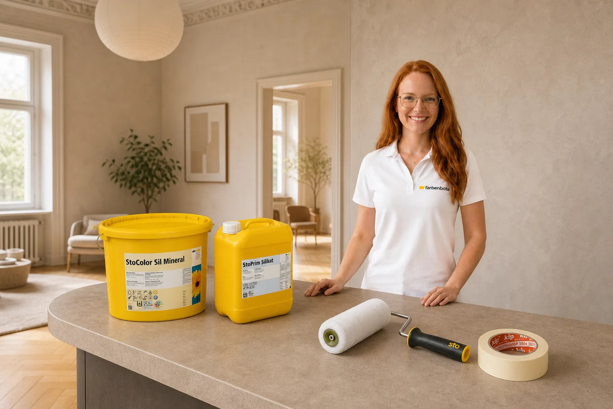 StoColor Sil Mineral mit passendem Zubehör-Set – farbenbote