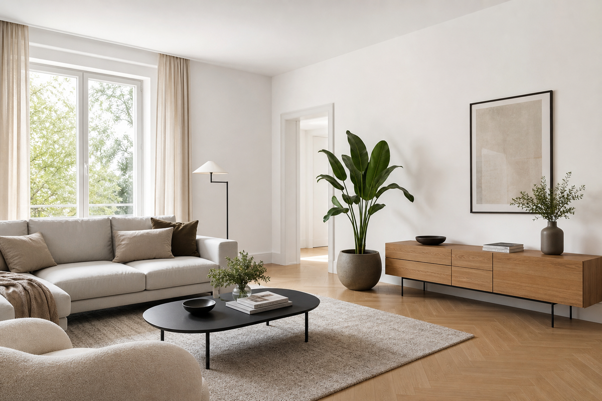 StoColor Sil Premium – Farbton-Beispiel im Raum