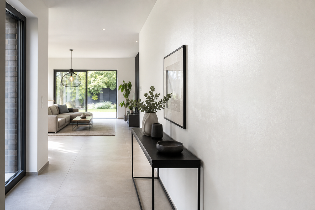 StoColor Titanium ASE – Farbton-Beispiel im Raum