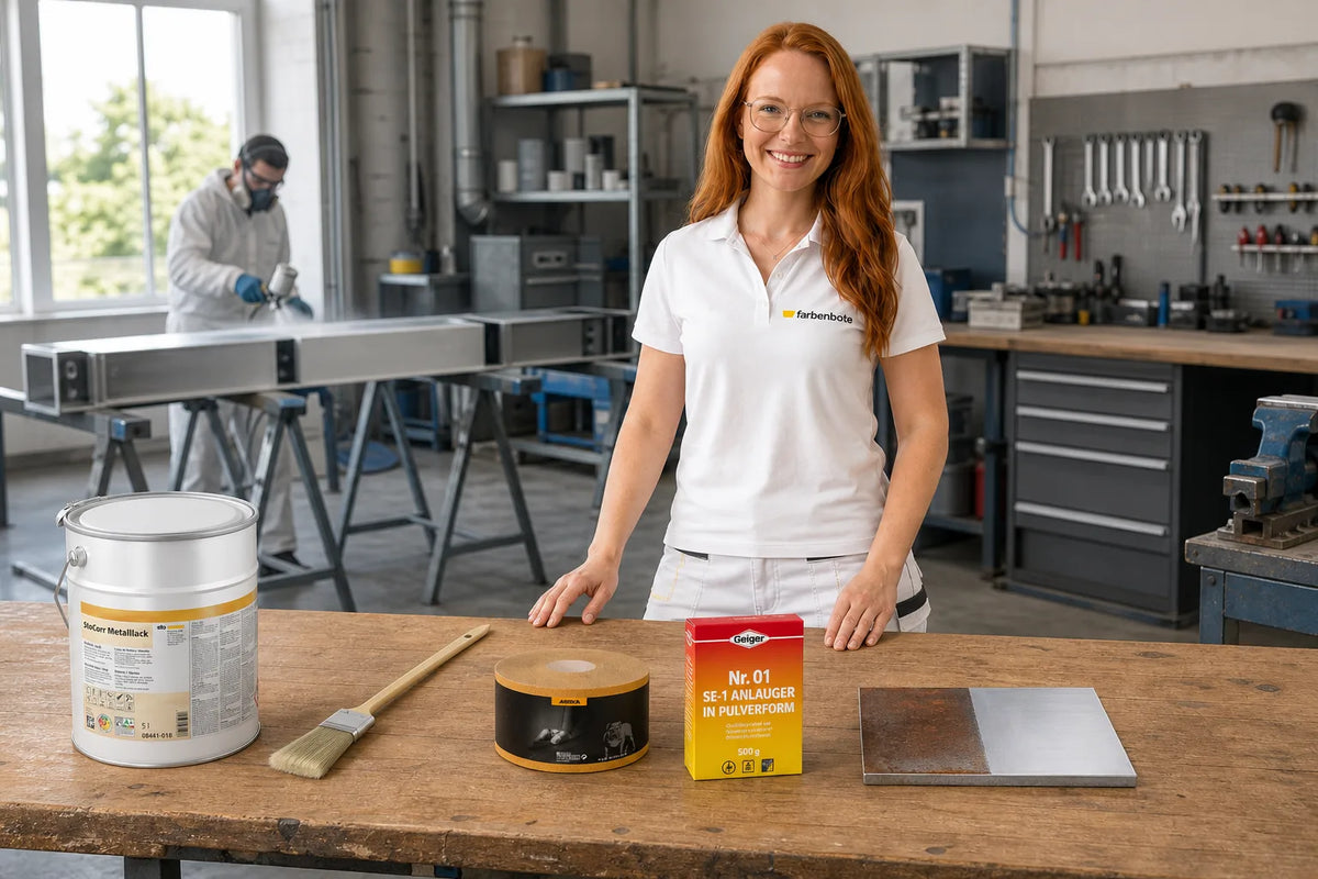 StoCorr Metalllack mit passendem Zubehör-Set – farbenbote