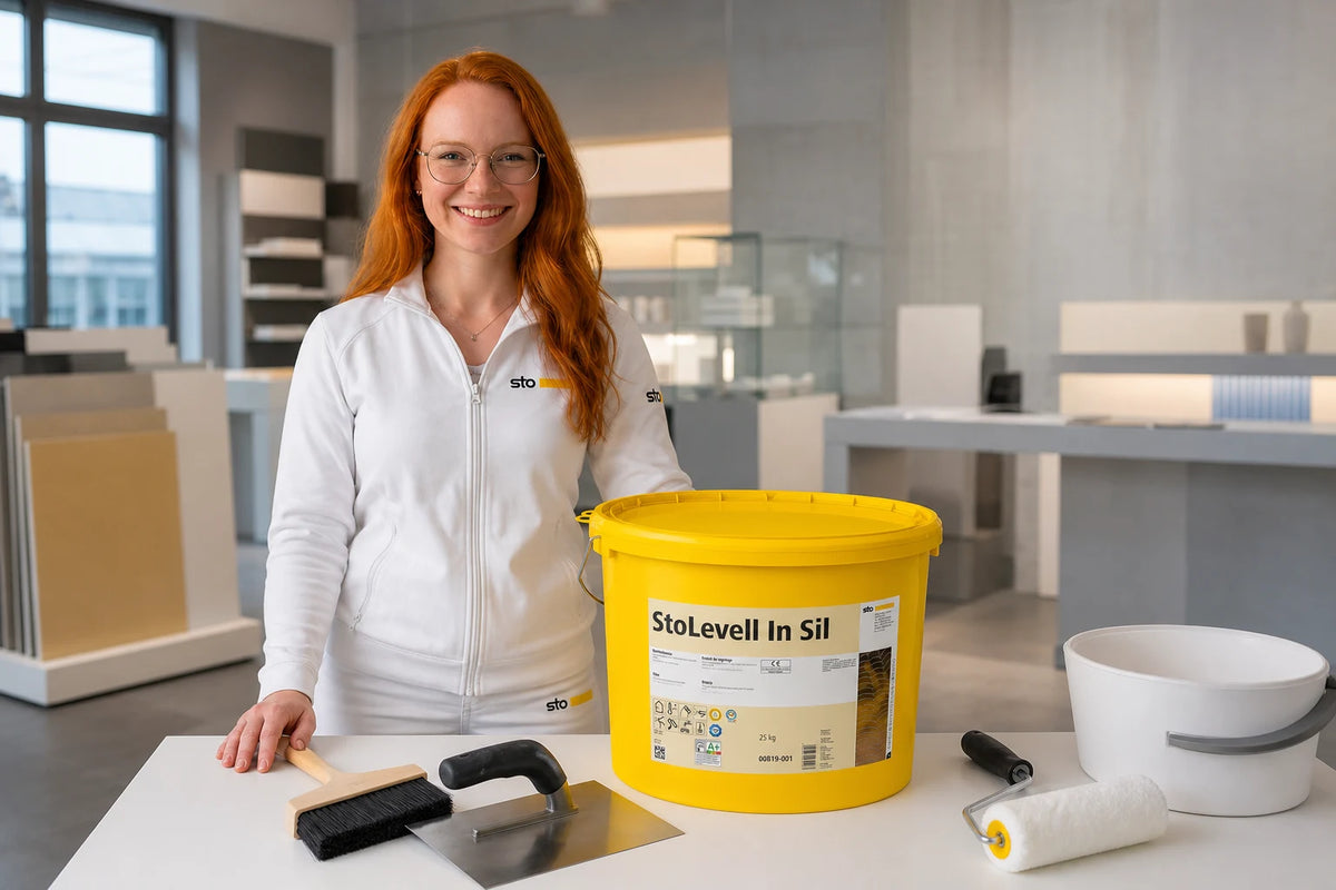 StoLevell In Sil mit passendem Zubehör-Set – farbenbote