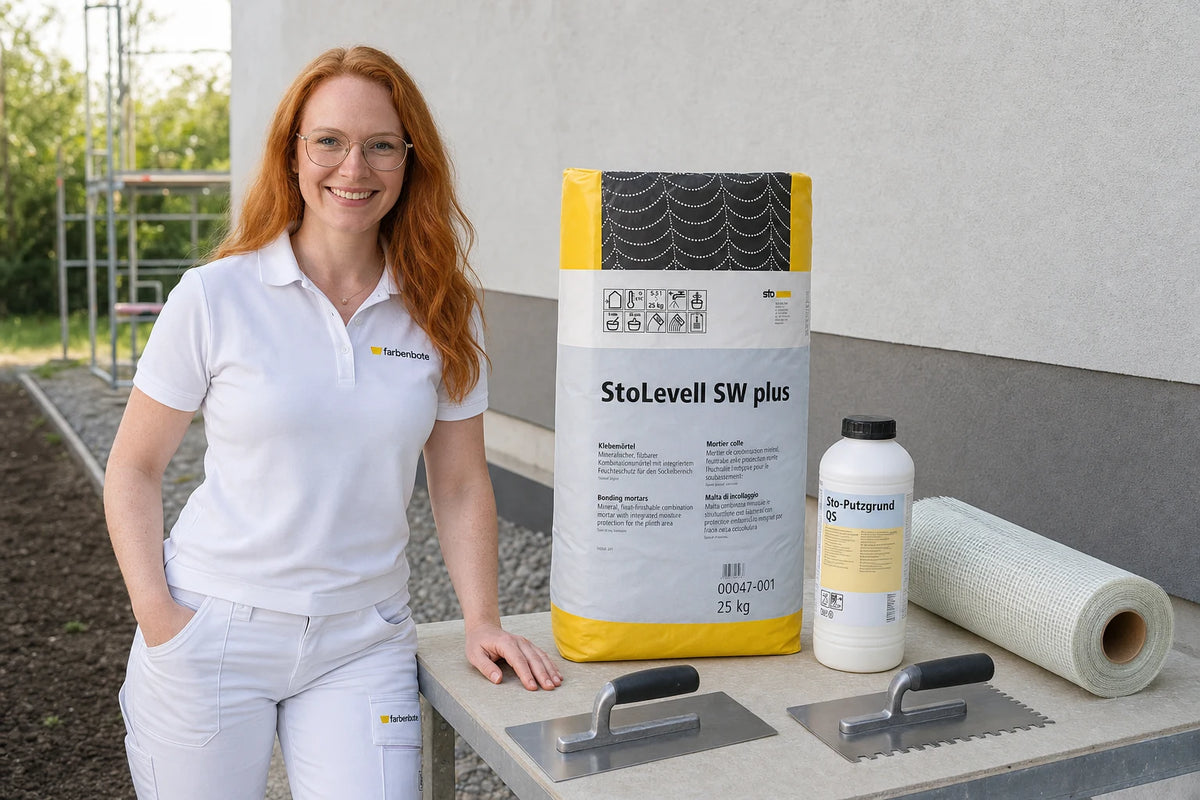 StoLevell SW plus mit passendem Zubehör-Set – farbenbote