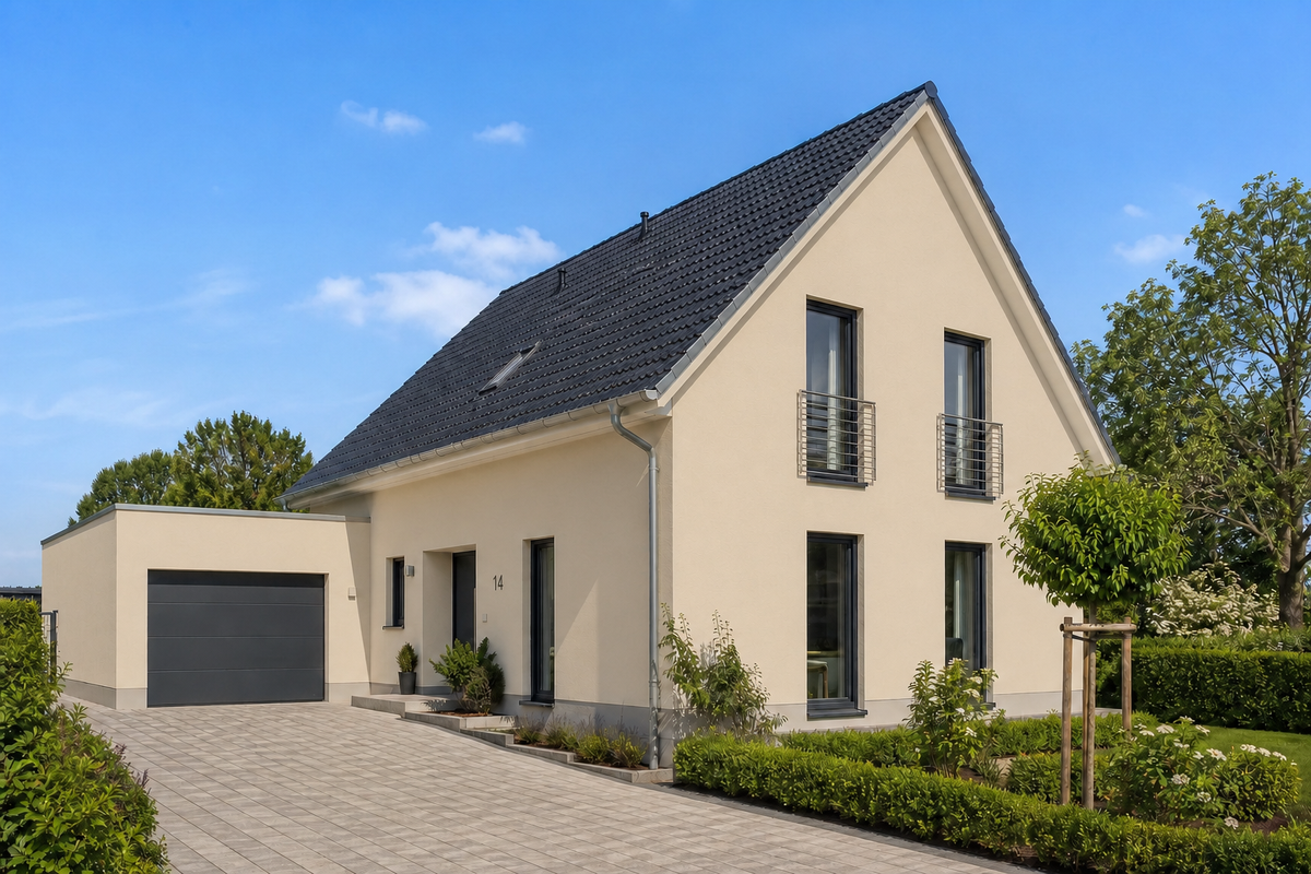 StoSilco blue MP – Farbton-Beispiel im Raum