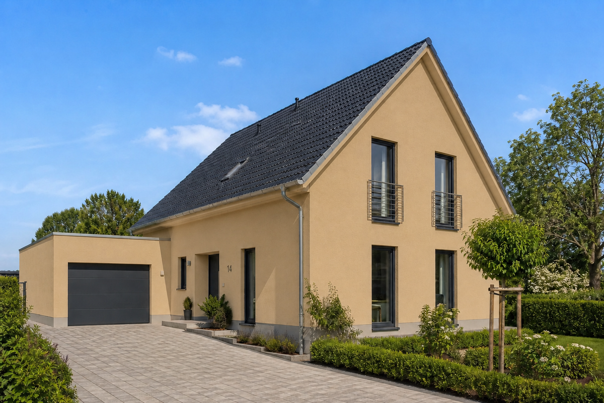 StoSilco blue MP – Farbton-Beispiel im Raum