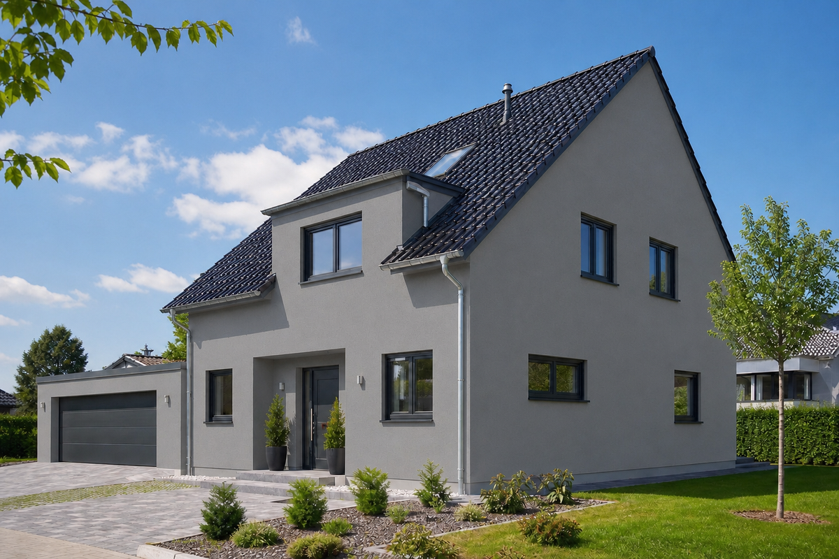 StoSilco MP – Farbton-Beispiel im Raum